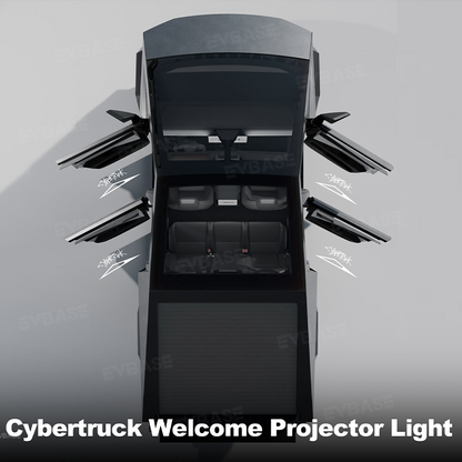 Tesla Cybertruck Welcome Lights HD Door Light Projector Welcome Door Lamps