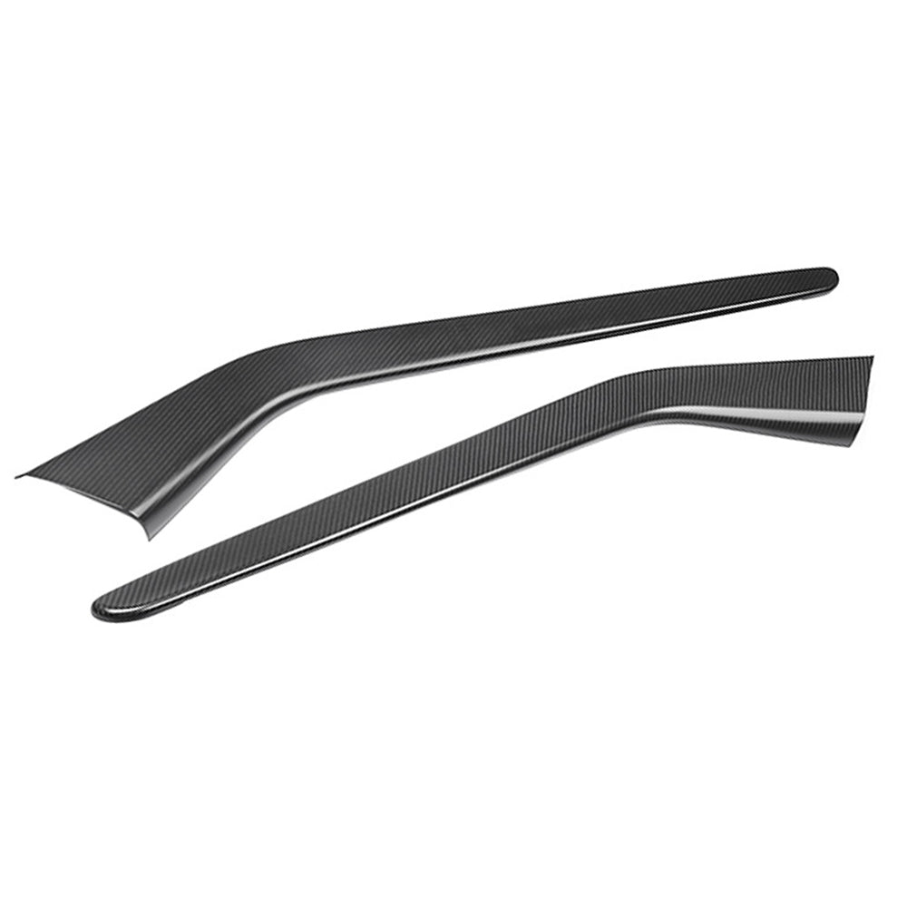 Real Carbon Fiber Center Console Side Covers For Tesla Model 3 Y Decoration Wrap Cover