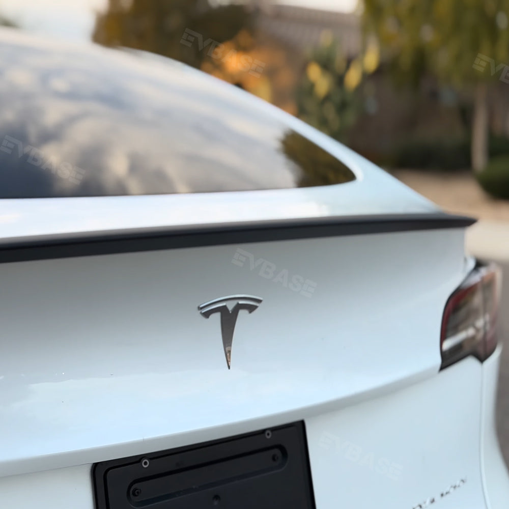 Carbon Fiber Tesla Spoiler Model Y/3 Real Carbon Fiber Spoiler Wing