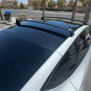 Lockable Cross Bar fits for Tesla Model 3 Y Roof Rack Carrier Rails Exterior Accessories 2PCS