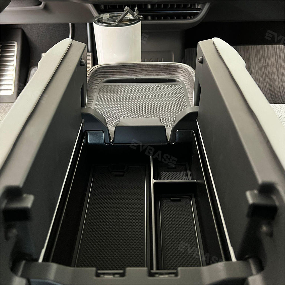 Rivian R1T R1S Center Console Organizer Vassoio Bracciolo Scatola di immagazzinaggio Rivian R1T R1S Accessori