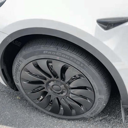 4PCS New Tesla Model Y Wheel  cap Überturbine Wheel Covers 19inch Model Y Gemini Wheel Cover Matte