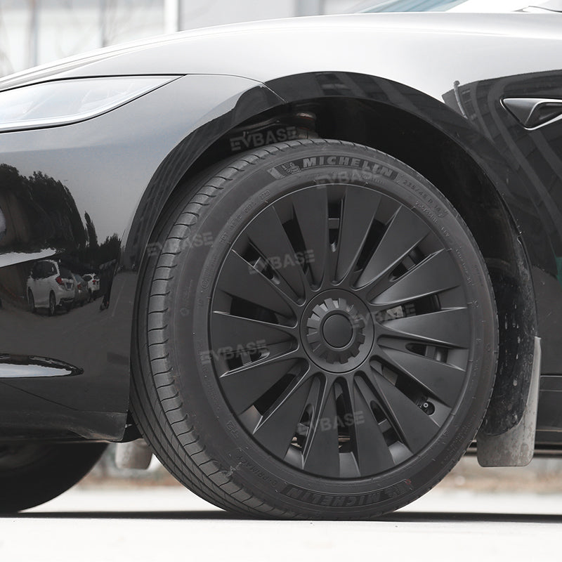 Tesla Model 3 Highland Wheel Covers 18 Inch Turbine Style Wheel Hub Caps