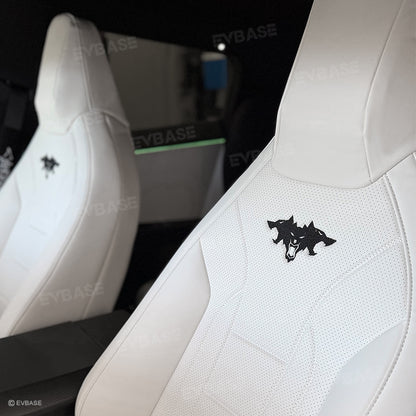 Tesla Cybertruck Seat Covers With Cyberbeast Style Full Coverage Custom Seat Protector NAPPA Leather