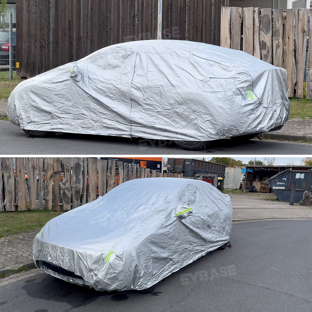 Tesla Model 3 X Y Full Car Cover Waterproof All Weather Protection Snow Proof Windproof Outdoor Car Covers