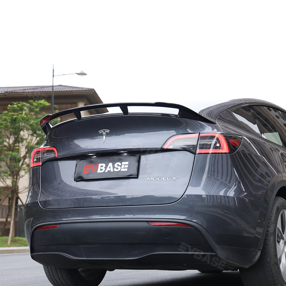 Tesla Model Y Spoiler ABS Performance Spoiler Wing Rear Lip Trunk Lid EVBASE