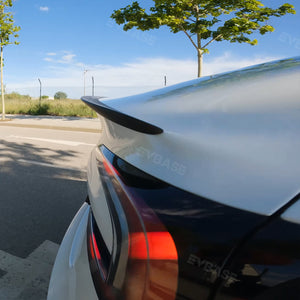 Tesla Model 3 Highland Spoiler Wing Real Carbon Fiber Rear Trunk Lip Spoiler Tail Wing EVBASE