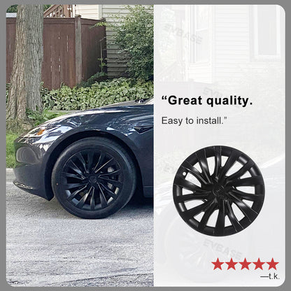 Tesla Model 3 Highland Wheel Covers 18 Inch Hub Caps Sport Wheel Caps 4PCS Nova Style For Photon Wheels