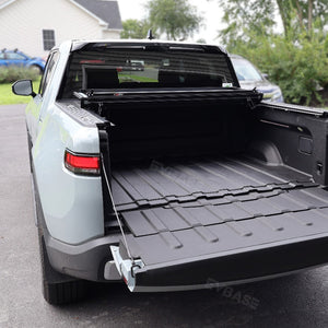 Rivian R1T Truck Bed Mat Liner Foldable Accessories Pickup Heavyweight Bed Mat All Weather Truck Rugged Bed Liner