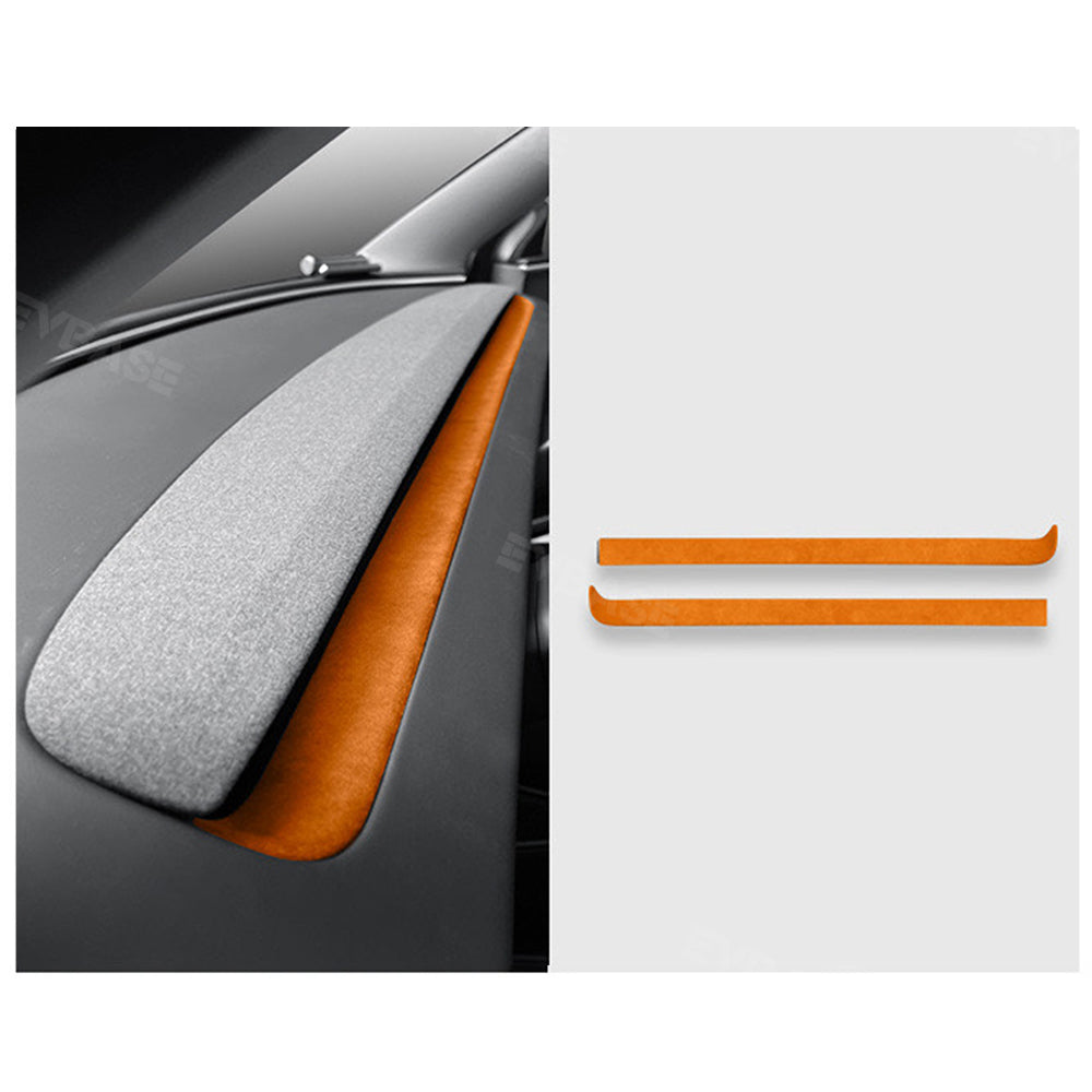 Tesla Model 3 Highland Alcantara Dashboard Air Outlet Cover Sticker Panel Trim Strip