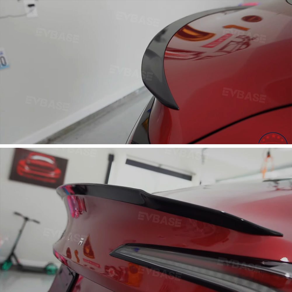 Tesla Model 3 Highland Spoiler Wing Performance OEM Style ABS Rear Trunk Lid Splitter