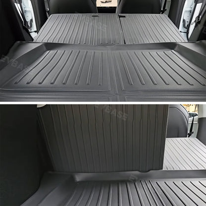 Tesla Model 3 Y Cargo Mat Cargo Liners 3D TPE All Weather Trunk Frunk Storage Mat(Set of 3)