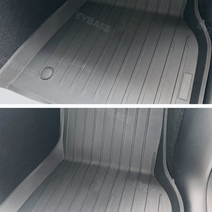Tesla Model 3 Y Floor Mats 3D TPE Anti-Slip Waterproof All Weather Tesla Floor Mat EVBASE