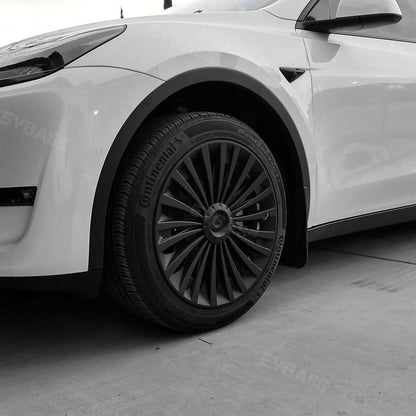 50%OFF - 4PCS Tesla Model Y Wheel Cover Hubcaps Rim Protector 19-Inch Hub Cap Replacement For Tesla Accessories