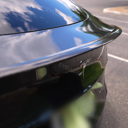 Real Carbon Fiber Spoiler Tesla Wing Carbon Fiber Spoiler For Tesla Model Y/3