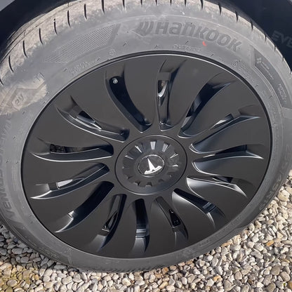 2023 Nuevo modelo Y Überturbine cubiertas de rueda para 19inch Model Y Gemini Wheel Matte 4PCS