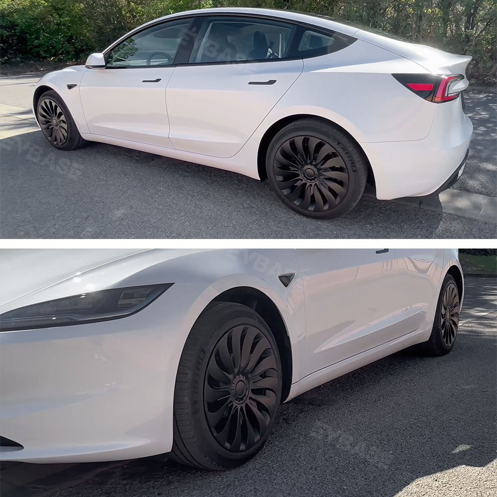 Tesla Model 3 Highland 18inch Überturbine Wheel Covers Photon Wheel Caps Matte Hub Caps 4PCS