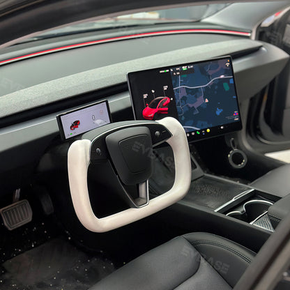 New Model 3 Highland Yoke Steering Wheel Inspired by Tesla Model X/S Yoke Style EVBASE