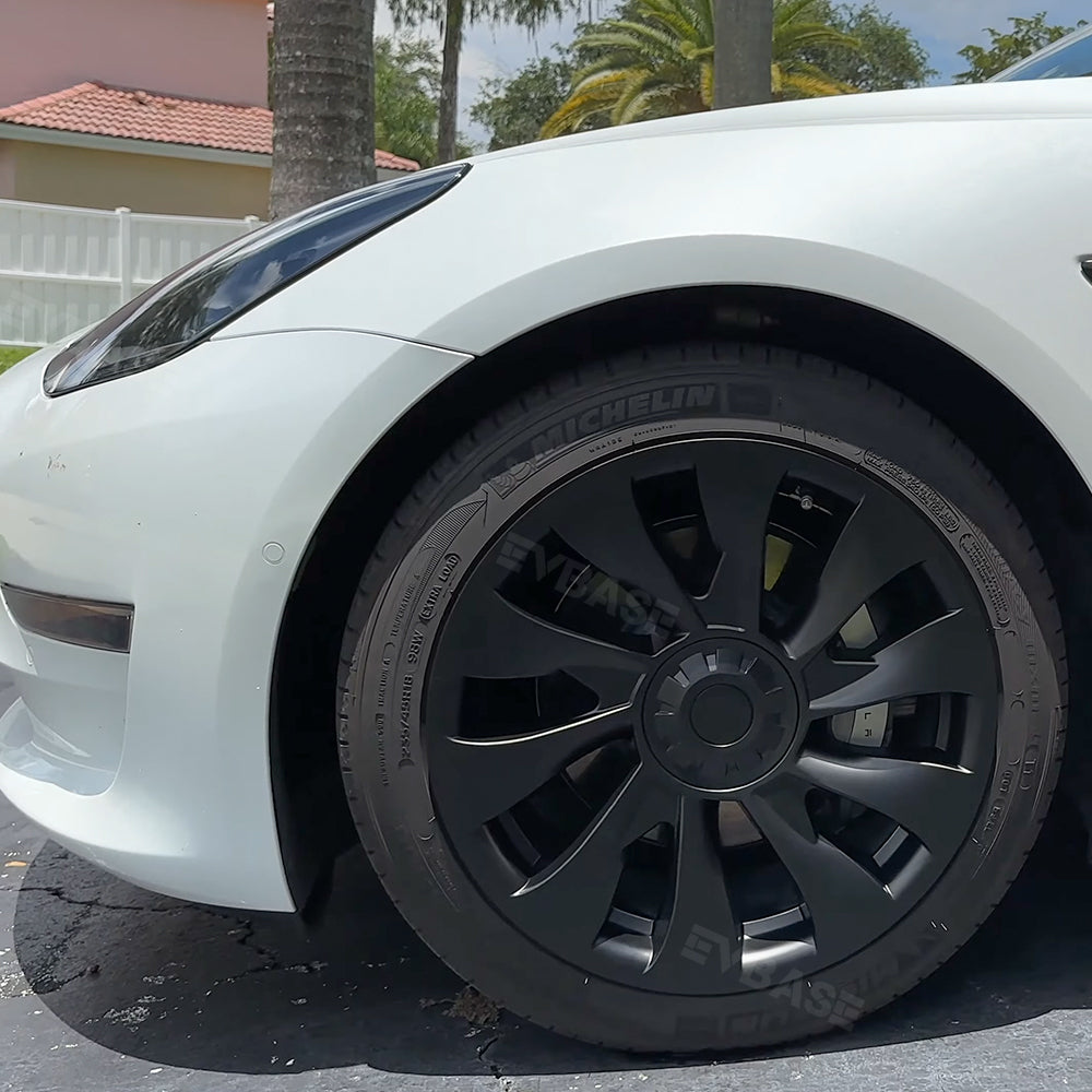 2023 Nuevo modelo Y Überturbine cubiertas de rueda para 19inch Model Y Gemini Wheel Matte 4PCS