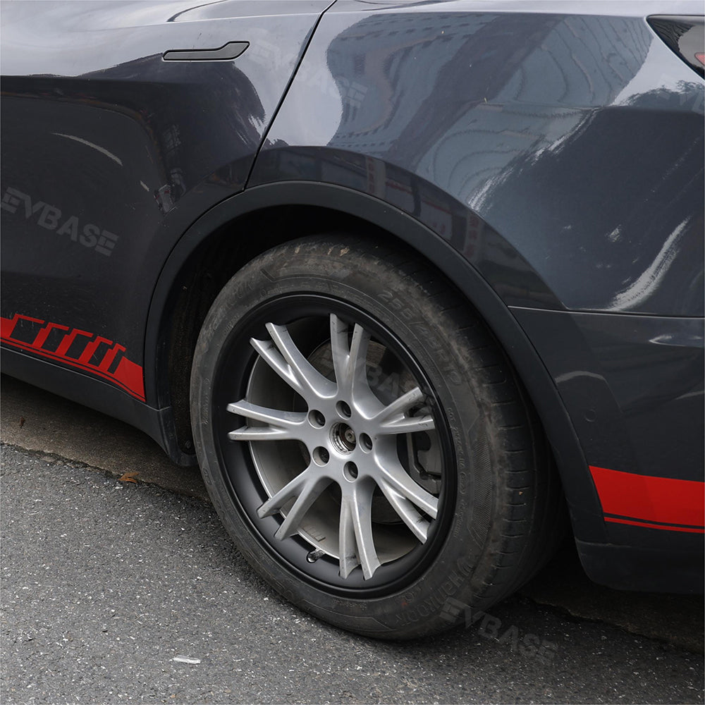 Tesla Model Y Wheel Rim Protectors 19Inch ABS Rim Guard Rimcase With Lug Nut Cover | EVBASE