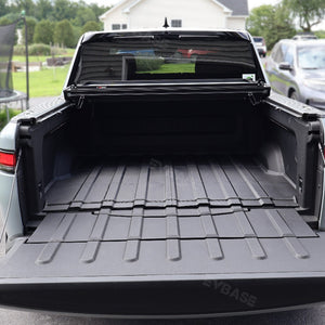 Rivian R1T Truck Bed Mat Liner Foldable Accessories Pickup Heavyweight Bed Mat All Weather Truck Rugged Bed Liner