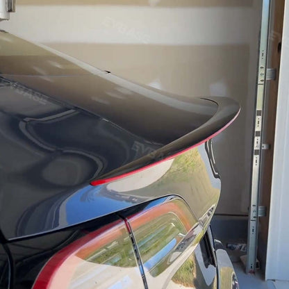 2023 EVBASE Tesla rosso fibra di carbonio Spoiler ala per il modello 3 Y