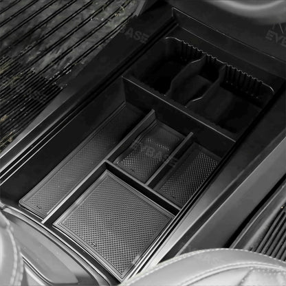 Updated Rivian Center Console Tray R1T/R1S Lower Center Console Hidden Organizer Rivian Storage Box