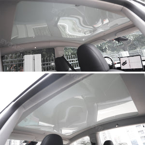 Tesla Model 3/Y/3 Highland Smart Canopy  Anti-UV Glass Sunroof PDLC Light Control Sunshade UV Protection