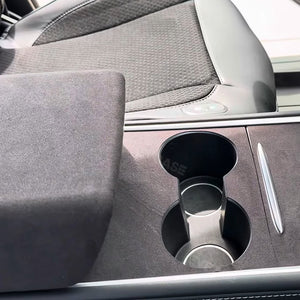 Tesla Model 3 Y Alcantara Suede Cover Set Center Console Armest Dashboard Suede Cover Wrap