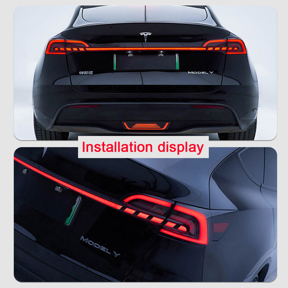 EVBASE Model 3 Y Full-Width Tail Light Cyber Taillight