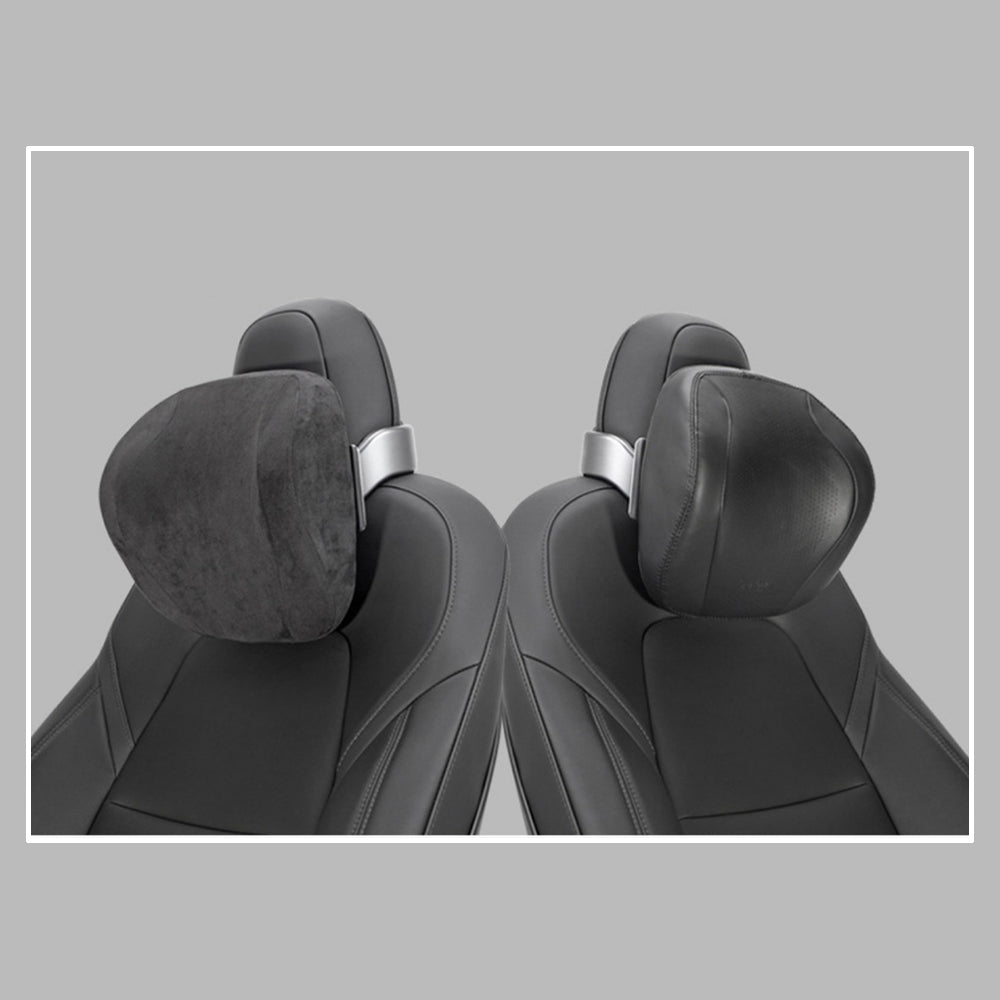 Car Headrest Pillow for Tesla Model Y 3, Adjustable Height Headrest with  360° Rotating Phone/Tablet Holder, Hidden Dual Hooks. - AliExpress