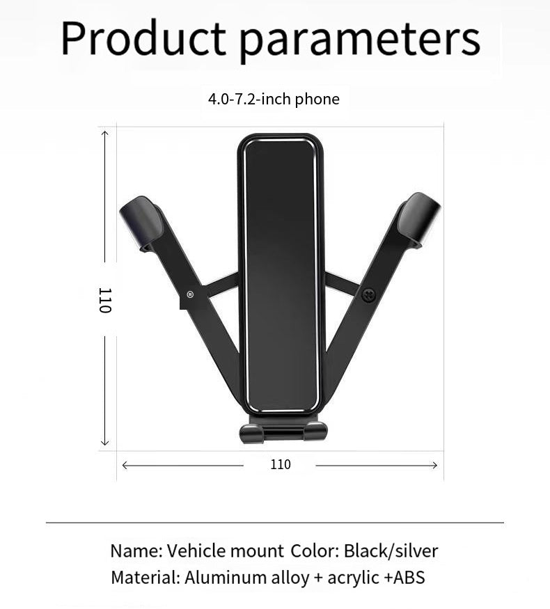 EVBASE Tesla Model 3 Y Soporte para teléfono Soporte de teléfono Soporte antivibración Soporte para teléfono