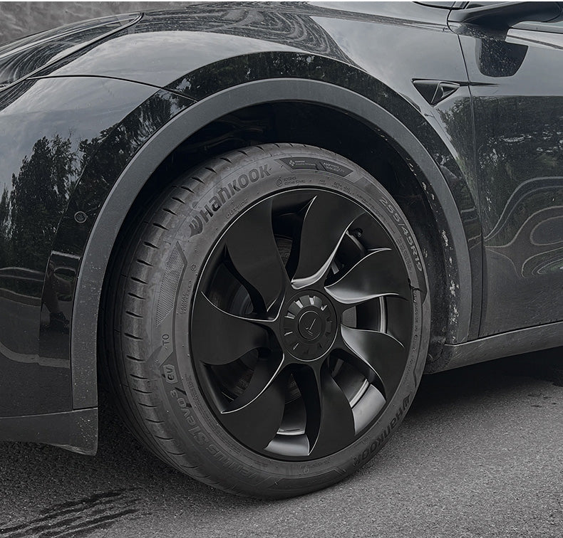 4 PCS)KAVANIC Fits Tesla Model Y Wheel Cover Hubcaps 19 Inch Matte