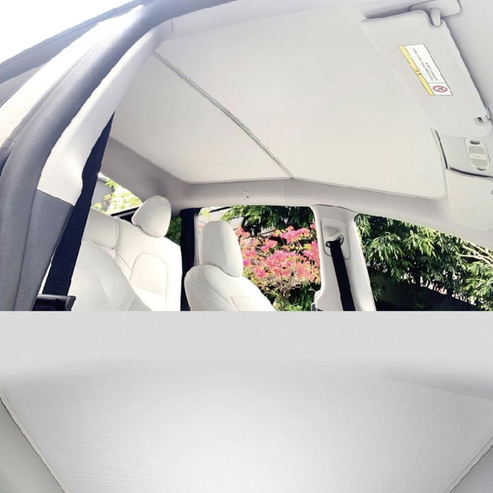 EVBASE Tesla Model 3 Y Roof Sunshade 2023 New Upgrade Glass Roof Roof Sun Shade