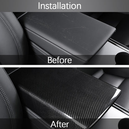 Tesla Model Y 3 Full Interior Carbon Fiber Upgrade Kit Real Molded Carbon Fiber Cover Wrap Trim Overlay Protection