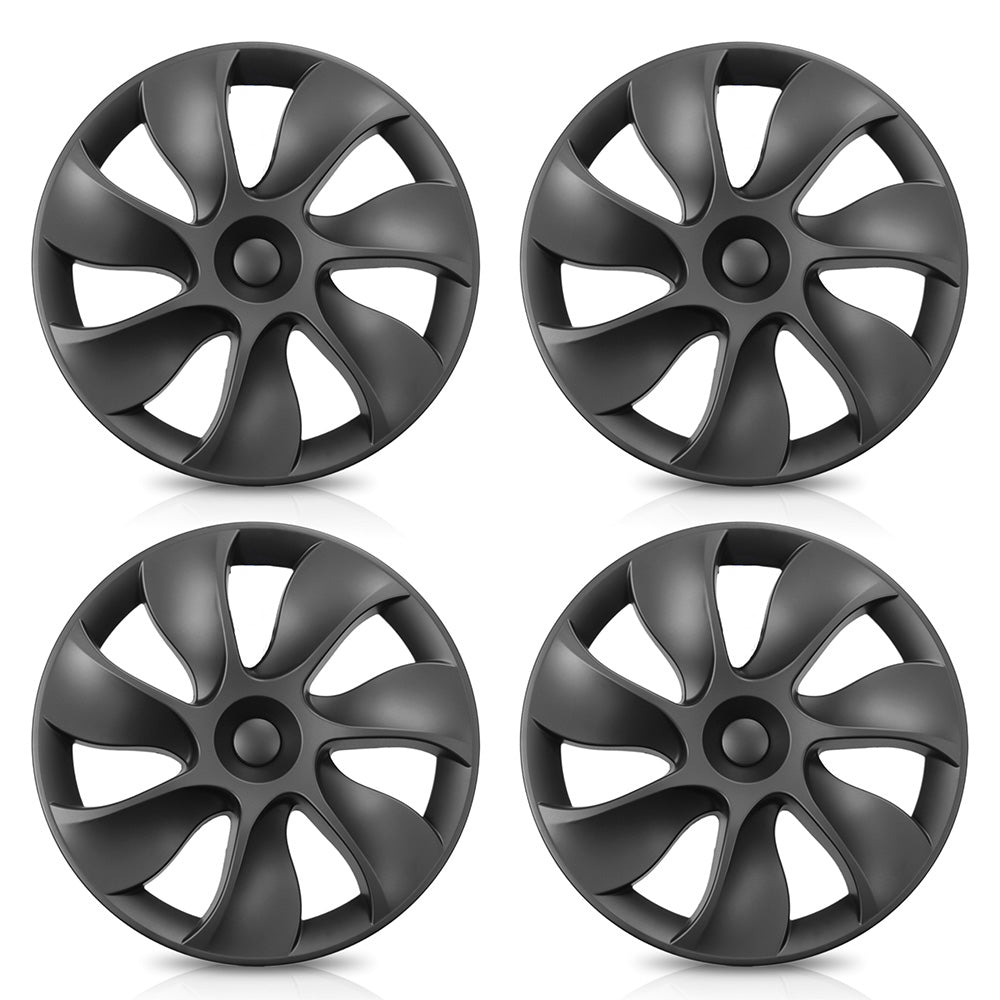 50%OFF - EVBASE Tesla Model Y Hubcap 19-inch Induction Wheel Covers Matte 4PCS for Tesla Model Y Accessories