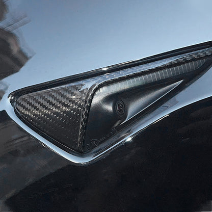 EVbase Carbon Fiber Tesla Seitenkamera Blinkerabdeckung für Model 3 Y