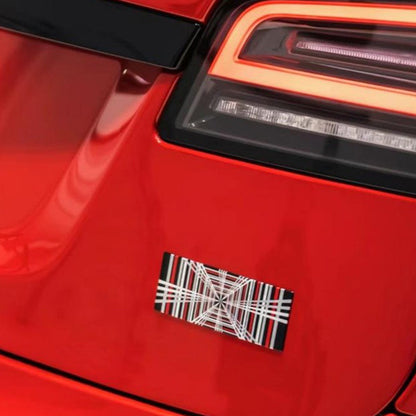 Tesla PLAID Sports Car logo Cover para el modelo 3 Y X S