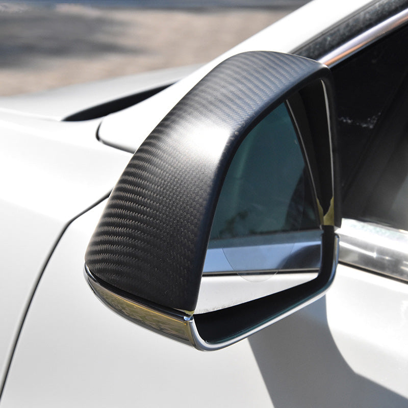 EVBASE Real Carbon Fiber Tesla Rearview Mirror Cover For Model 3 Y