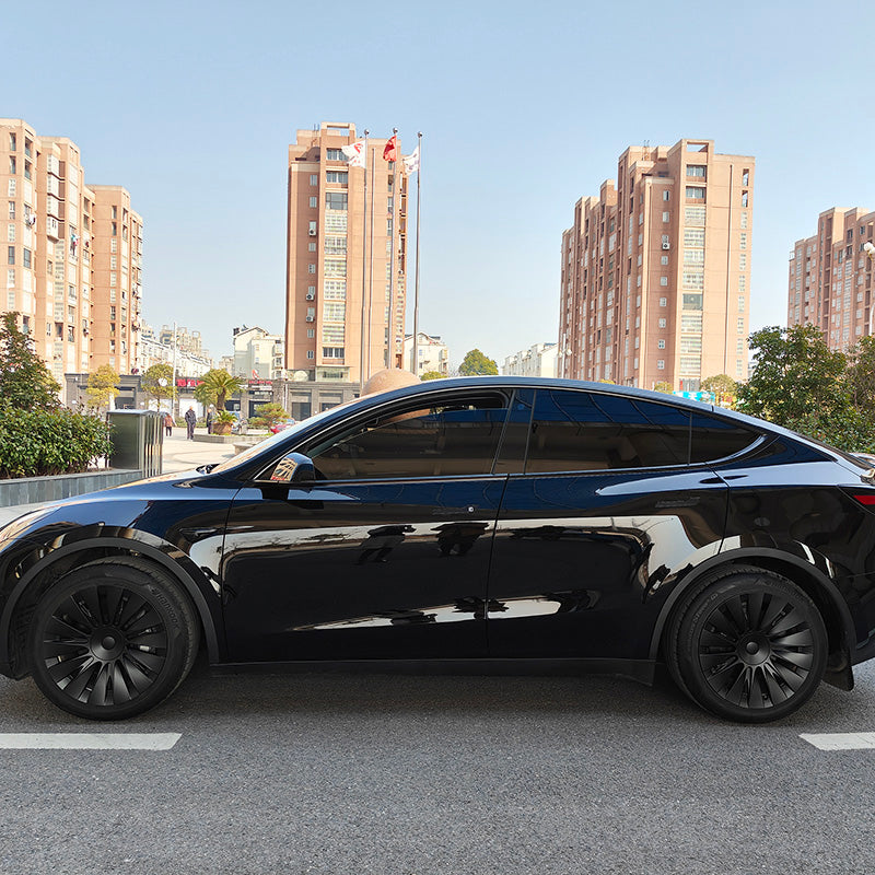 Schwarze Auto Radkappen Kappen Felgenabdeckung Für Tesla Model Y 2020-2023  2021