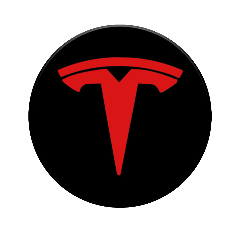 Tesla Logo Model 3 Y Wheel Hub Caps Cover Logo 4PCS - EV&Tesla Accessories